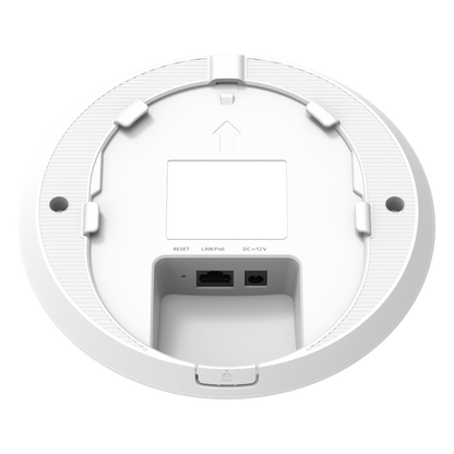 Punto de acceso Wi-Fi 6 para interior en techo hasta 1.77 Gbps doble banda 802.11ax MU-MIMO 2x2
