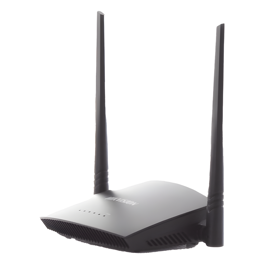 Router Inalámbrico WISP en Banda 2.4 GHz / Hasta 300 Mbps / 4 Puertos 10/100 Mbps / 2 Antenas Omnidireccional de 5 dBi / Interior