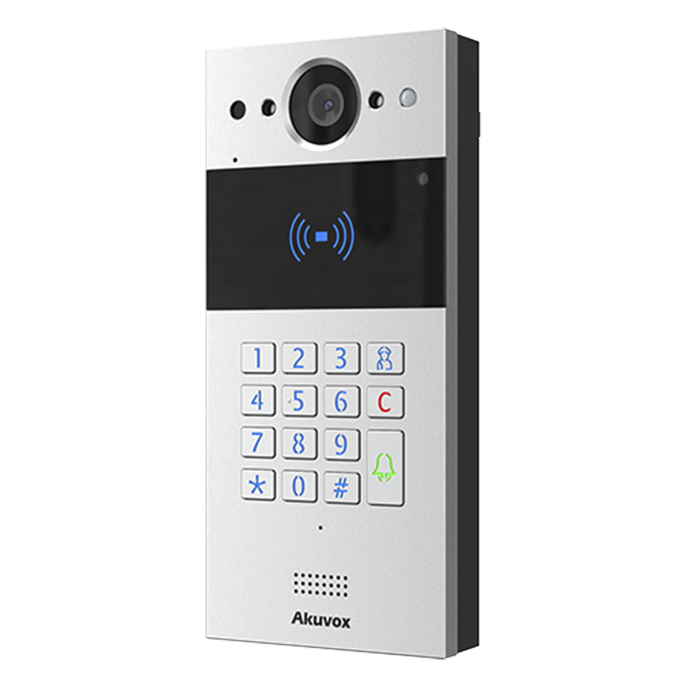 Videoportero SIP / Teclado y Lector de Tarjeta / Notificación App / Notificación Llamada Telefónica / Configuración en la Nube / POE / IP65 / Cámara