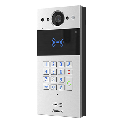 Videoportero SIP / Teclado y Lector de Tarjeta / Notificación App / Notificación Llamada Telefónica / Configuración en la Nube / POE / IP65 / Cámara