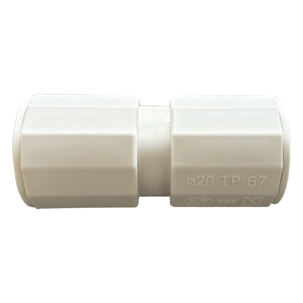 Manguito / Cople Morbidx IP67 libre de halógenos para unir tubería rígida de 50 mm (2") permite una instalación hermética no necesita pegamento