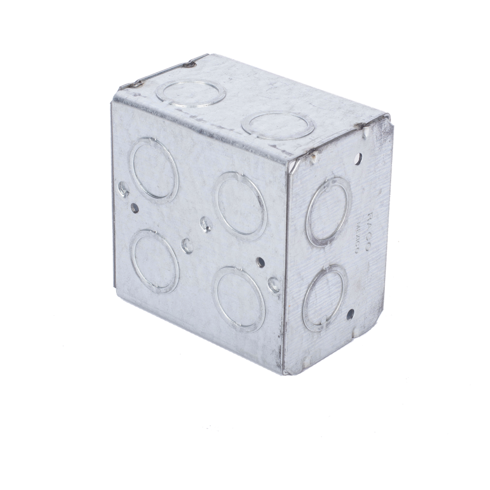 Caja Multigang de 2 Gangs/ Profundidad de 2-1/2 Pulgadas (6.35 cm)/ 12 Entradas de 1/2 - 3/4 Pulgadas (1.27 - 1.91 cm)