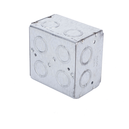 Caja Multigang de 2 Gangs/ Profundidad de 2-1/2 Pulgadas (6.35 cm)/ 12 Entradas de 1/2 - 3/4 Pulgadas (1.27 - 1.91 cm)