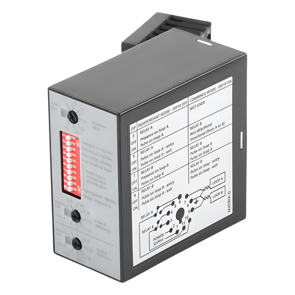 Sensor de masa para barreras de Dos Canales / Ideal para Accesos Vehiculares