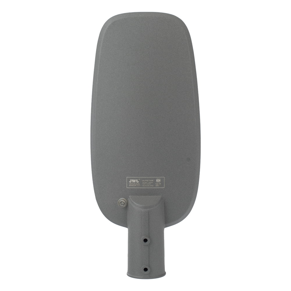 Luminaria LED de 100 W / 100 - 265 V CA~50/60 Hz / Fotocelda / Color Blanco/ Dimensiones 200 x 465 x 78 mm / Ángulo de Luz 135°.