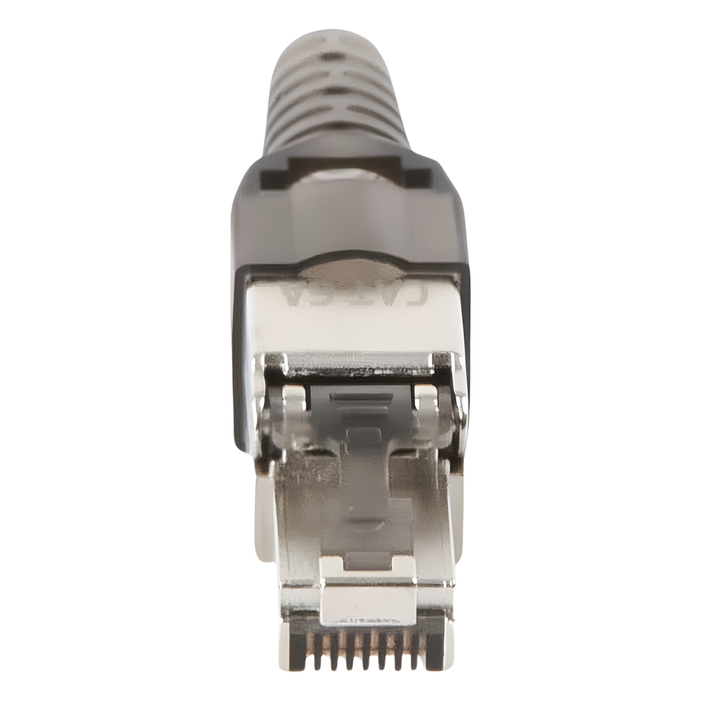 Plug RJ45 Blindado Categoría 6A - Sin Herramienta, para Terminación en Campo