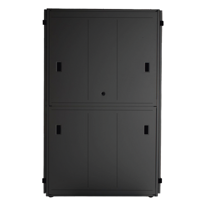 Gabinete FlexFusion™ XGL (Light) para Centros de Datos, 42 UR, 600 mm de Ancho, 1200 mm de Profundidad, Fabricado en Acero, Color Negro