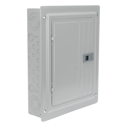Centro de carga monofásico 1 Fase, 3 Hilos para interruptores QP, de 12 polos - 24 circuitos, 120/240vca, Barras de aluminio 125 Amp, Nema 1, uso