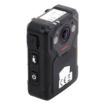 Body Camera Portátil / Grabación a 2K (4 Megapixel) / Fotos de Hasta 40 Megapixel / IP67 / H.265 / 64 GB de Almacenamiento / Microfono Integrado / GPS