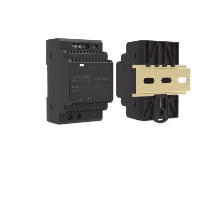 Fuente de Poder Industrial Entrada: 100-240 Vca / Salida: 24 Vcc/ 2.5 A/ 60 W/ Riel Din