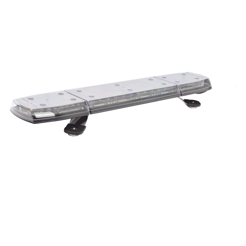 Mini Barra de Luces de 144 LED, Ambar/Blanco, 24 Pulgadas, Lente Transparente, Montaje Con Iman Y Conexion Para Encendedor De Vehiculo