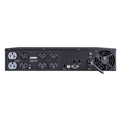 UPS 2000 VA/1540 W, Topología Línea Interactiva, Entrada 120 Vca NEMA 5-20P, Onda Senoidal Pura, Torre o Rack 2 UR, Con 2 Tomas NEMA 5-20R y 6 NEMA