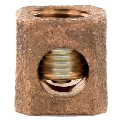 Terminal Tipo Lengüeta Recta de Cobre, Cal. 8 a 1/0 AWG, Orificio para perno de 5/16" (7.9mm)