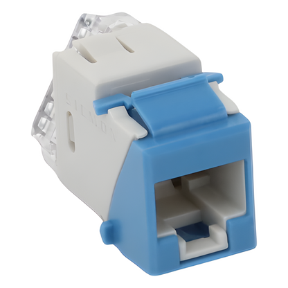 Jack UltraMAX Cat6, UTP, Tipo Keystone, Color Azul, Punch Down