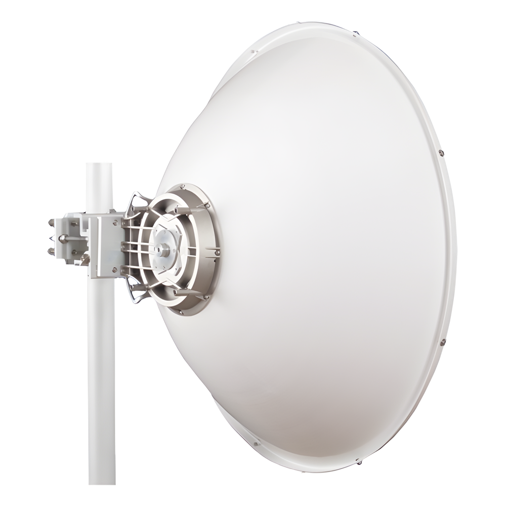 Antena direccional Alto Rendimiento / Parábola profunda para mayor aislamiento al ruido /4 ft / Guía de onda para radio B5x y C5x / Ganancia de 35