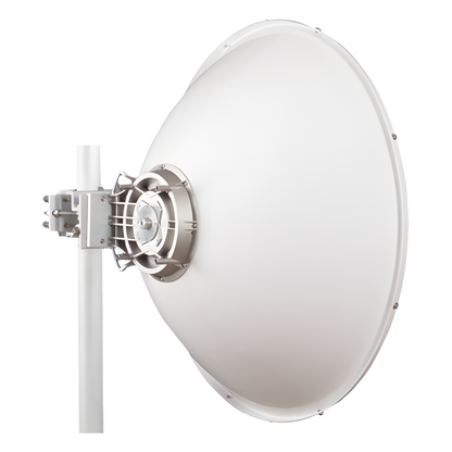 Antena direccional Alto Rendimiento / Parábola profunda para mayor aislamiento al ruido /4 ft / Guía de onda para radio B5x y C5x / Ganancia de 35