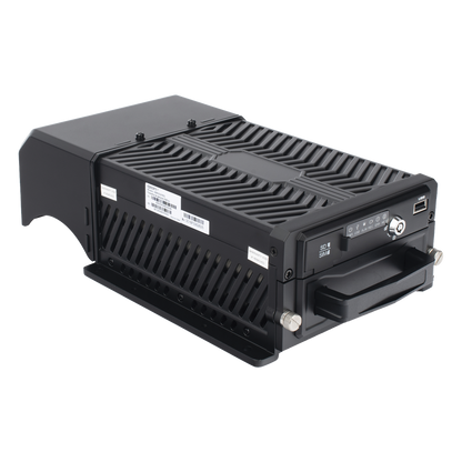 DVR Móvil / Multiplataforma / 4 Canales AHD 2 Megapixel + 4 canales IP / Almacenamiento en HDD / H.265 / Soporta 4G / WiFi / GPS