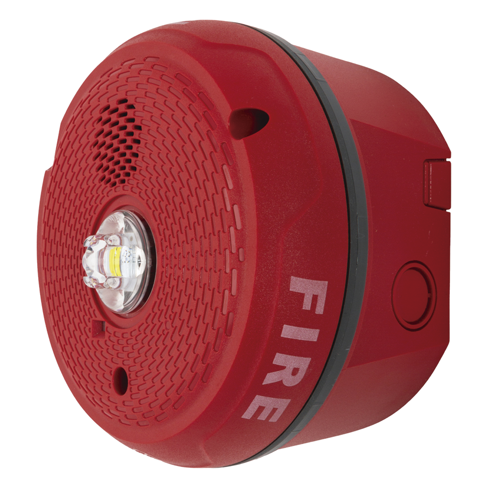 Sirena con Lámpara LED Estroboscópica / Montaje en Techo / Nivel de Candelas Seleccionable / Color Rojo / Nuevo Diseño Moderno y Elegante / Menor