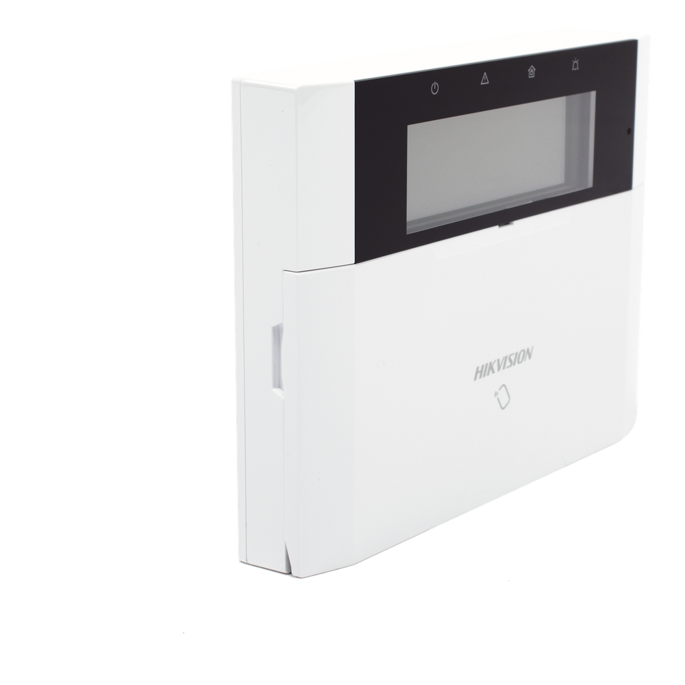 (AX HYBRID PRO) Teclado Compatible con el Panel Hybrid Pro Hikvision DS-PHA64-LP y DS-PHA64-LP(B) / Pantalla LCD / 2 zonas cableadas / 1 salida de