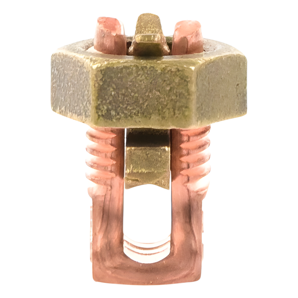 Conector Mecánico de Puesta a Tierra, de Cobre, Para Cables de Calibre 8 a 6 AWG