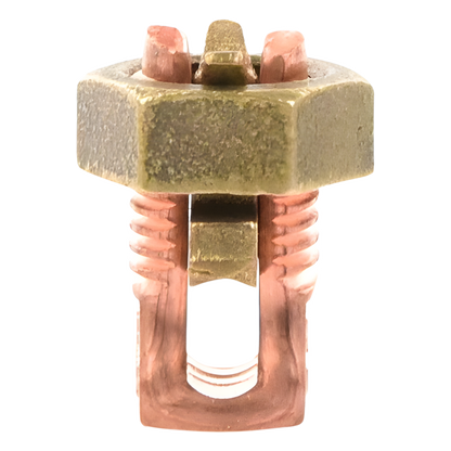 Conector Mecánico de Puesta a Tierra, de Cobre, Para Cables de Calibre 8 a 6 AWG