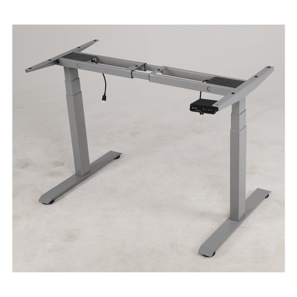 Base de Escritorio Motorizado Profesional / Altura Ajustable 60-125cm / Estructura Estable / Funcionamiento Suave / 3 Preset de Posiciones / Color