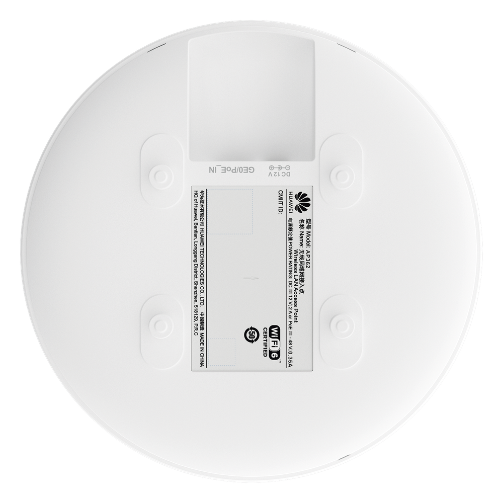 Punto de Acceso eKit Wi-Fi 6 para techo o pared / 1.775 Gbps / MU-MIMO 2x2 (2.4GHz y 5GHz) / Smart Antenna 20% más cobertura / Hasta 128 clientes