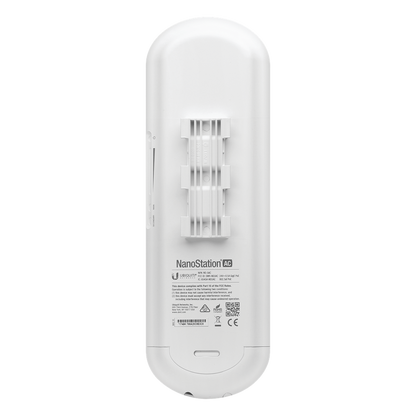 NanoStation airMAX AC CPE hasta 450 Mbps, frecuencia 5 GHz rango (5150 - 5875 MHz), con antena integrada tipo panel de 16 dBi