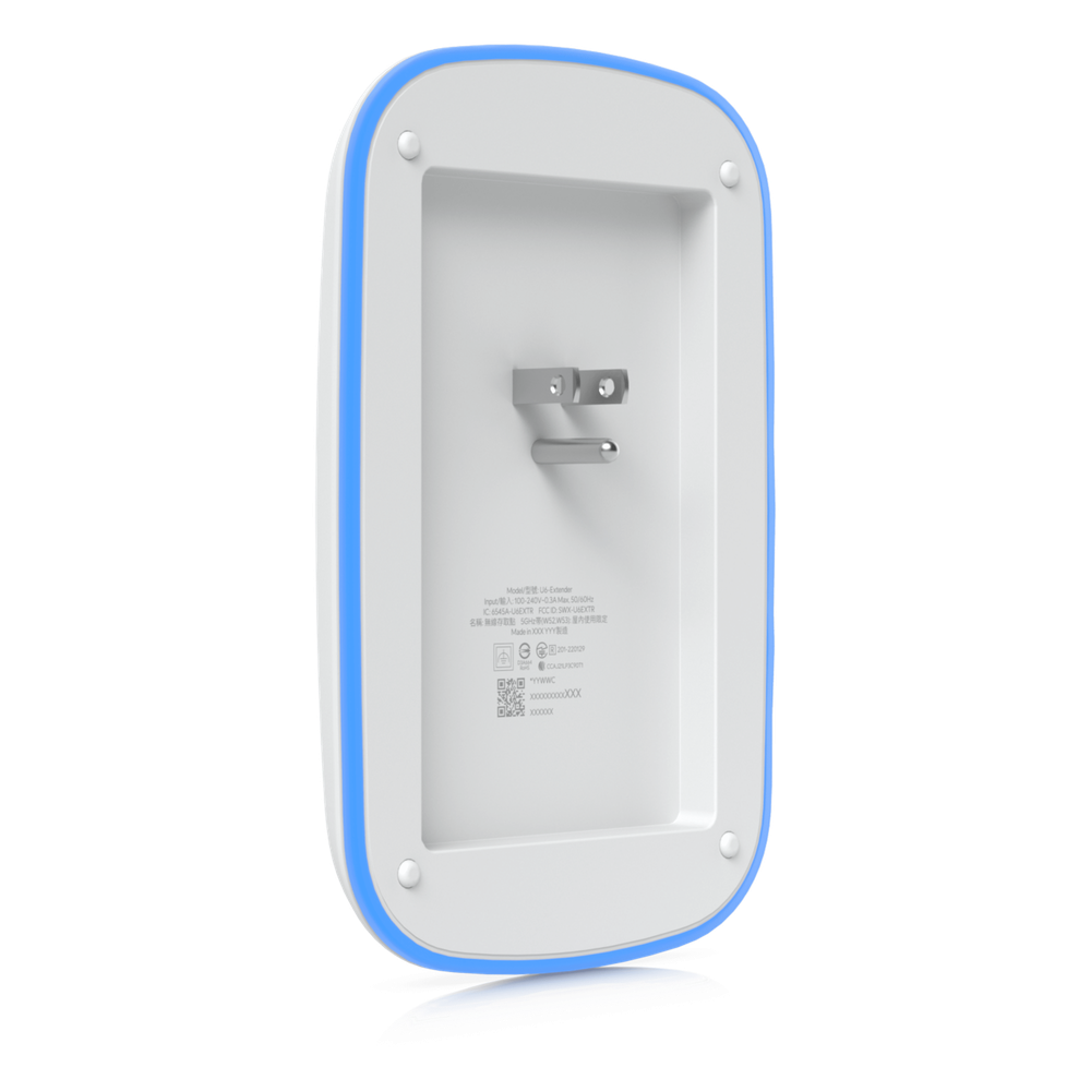 Extensor WiFi 6 UniFi / Hasta 5.3 Gbps Agregados / Doble Banda 2.4 y 5 GHz / MIMO 2x2 y 4x4 con Beamforming / Conexión Directa a Contacto Eléctrico