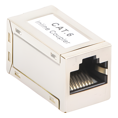 Acoplador Blindado (STP) Cat6 Hembra RJ45 a RJ45 Hembra