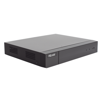 DVR 4 Canales TurboHD + 1 Canal IP / 2 Megapíxel (1080p) Lite / Acusense Lite (Evita Falsas Alarmas) / Audio por Coaxitron / 1 Bahía de Disco Duro