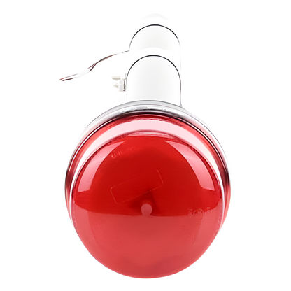 Luz Telescopica para Motocicletas de 8 LED, Rojo, Lente Rojo, SAE