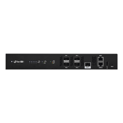 UFiber GPON OLT, Terminal de línea óptica hasta 512 ONUs concurrentes, con 4 puertos SFP GPON + 1 puertos SFP+ 10 G