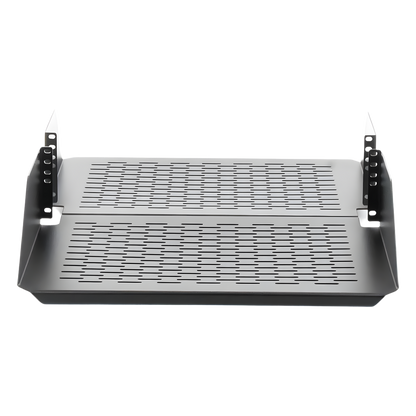 Charola Para Soportar Equipos en Rack de 19in, Ventilada, Frontal y Posterior, Capacidad de 136 Kg, 3UR