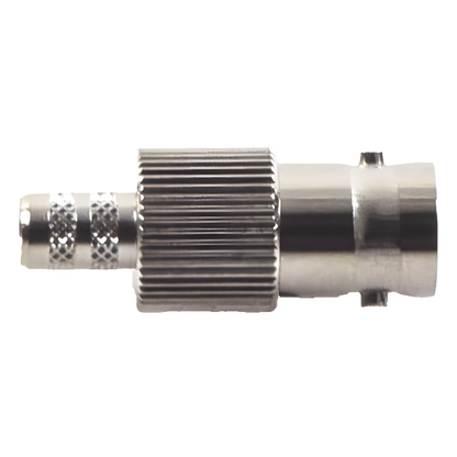 Conector BNC Hembra de Anillo para Cables RG-8/X, LMR-240, 9258, Níquel/ Oro/ Delrin