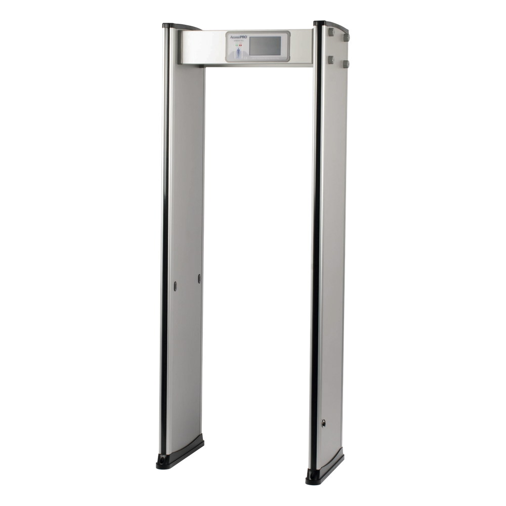 Detector de Metales de 18 Zonas / Arco para Interiores / 50 Inspecciones por Minuto / Sensor Infrarrojo Anti-Falsas / Contador Integrado / 8