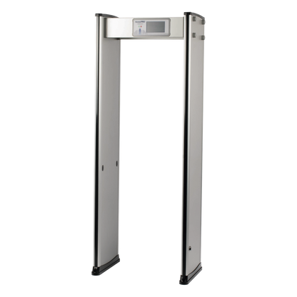 Detector de Metales de 18 Zonas / Arco para Interiores / 50 Inspecciones por Minuto / Sensor Infrarrojo Anti-Falsas / Contador Integrado / 8