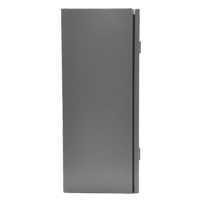 Gabinete de Acero, Nema 4 -IP 66 de 60 x 60 x 25 cm con Platina y certificado UL.