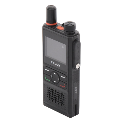 Radio PoC 4G LTE TELOX TE320 / Audio 3W con Cancelación de Ruido / IP67 Resistente a Agua y Polvo / Batería 4000 mAh (48 hrs) / Doble SIM LTE Global