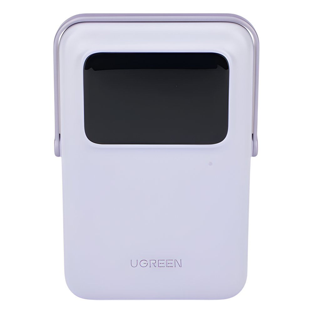 Power Bank Serie UNO Inalambrico | 10000mAh | 7.5W/20W | Con Emojis de Estado | Carga Rápida USB-C Bidireccional | Pantalla TFT Inteligente | Con