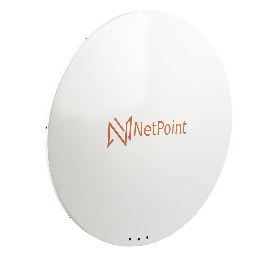 Antena Direccional / 3 ft / 5.9-7 GHz / Ganancia 32 dBi / SLANT de 45 ° y 90° / Incluye Jumpers con conector N-Macho a RPSMA / montaje y radomo