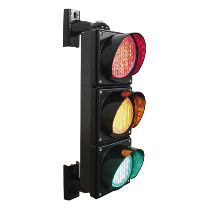 Semáforo / Señalización Rojo, Verde y Amarillo / Diametro 100mm / LED / 110vca.