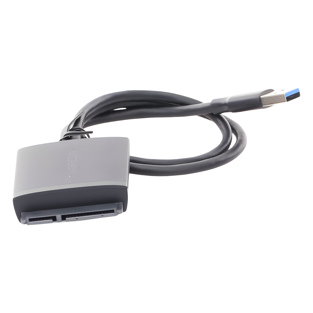 Adaptador USB 3.0 a SATA III | Compatible con Disco Duro HDD y SSD de 2.5" y 3.5" de hasta 12 TB | Velocidad USB 3.0 de hasta 5 Gbps | Alta Velocidad