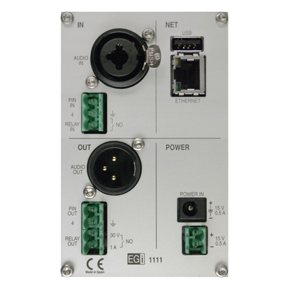 Interfaz Millennium IP para gestión de avisos y música por redes Ethernet por Streaming