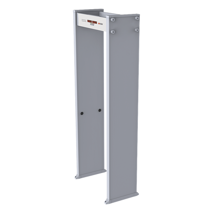 Arco Detector de Metales de 6 Zonas / Contador de Personas y Alarmas / Precisión de una Moneda 25 mm / 255 Niveles Sensibilidad / Pantalla LED
