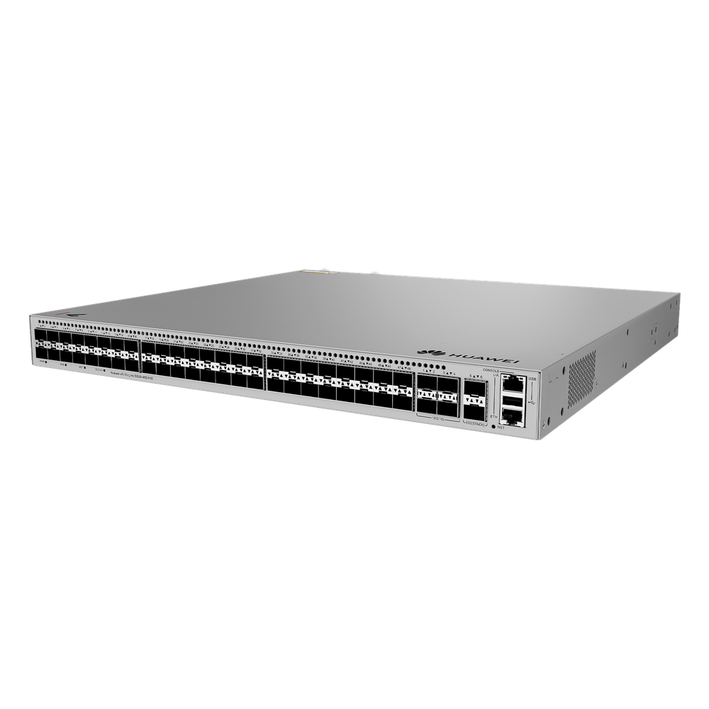 Switch Empresarial Core Gigabit Administrable Capa 3 / 48 puertos 1GE SFP / 4 Puertos 10GE SFP+ Uplink / 2 Puertos 10GE SFP+ (Stack) / ERPS / Ruteo