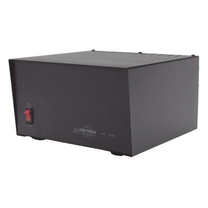 Fuente de Poder Lineal / 13.8 Vcc 20 A / Regulación Electrónica / Protección Sobrecarga / Disipador Térmico / Radios 50W