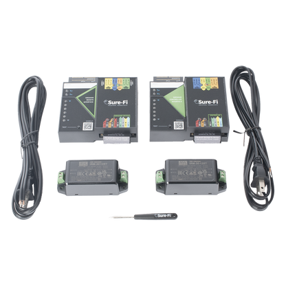Convertidor de lectora para control de acceso (cableado a inalámbrico) / 1 Wiegand / 2 Relevadores / 2 Entradas / Atraviesa hasta 1.6 KM En