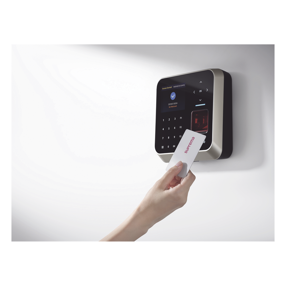 Lector de huella con Inteligencia Artificial, mas exacto, Uso para Control de acceso y Tiempo y Asistencia