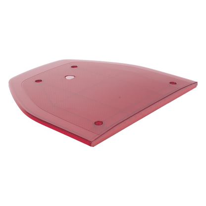 Domo lateral de reemplazo para barra de luces SP216 de la Marca SignalPro, Color Rojo